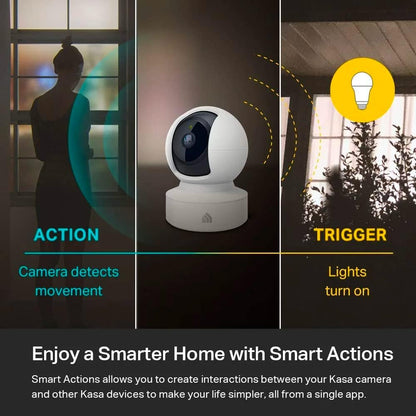 Cámara de seguridad, Smart, para interiores, det. mov.(USADO)