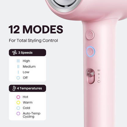Secador De Pelo Wavytalk Turblow Pro D9, Reduce el daño y suaviza el Frizz