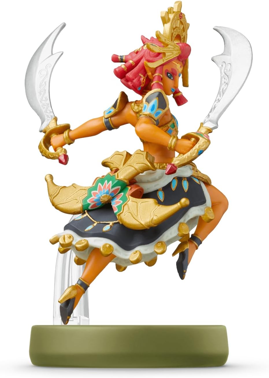 Figura de Riju de la serie la leyenda de Zelda, (DETALLE EMPAQUE)