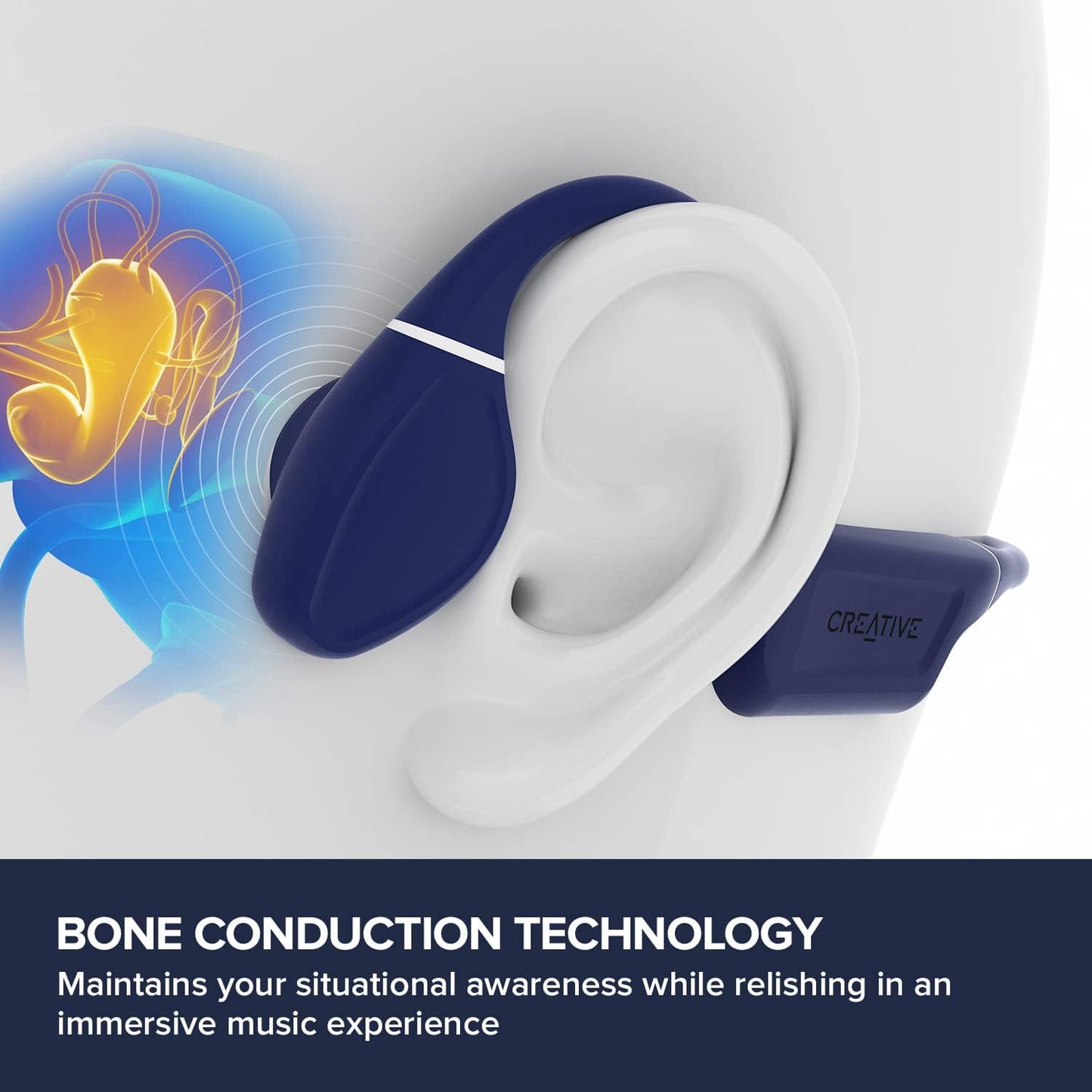 Creative - Outlier Free Pro Bone Conductor Headphone.