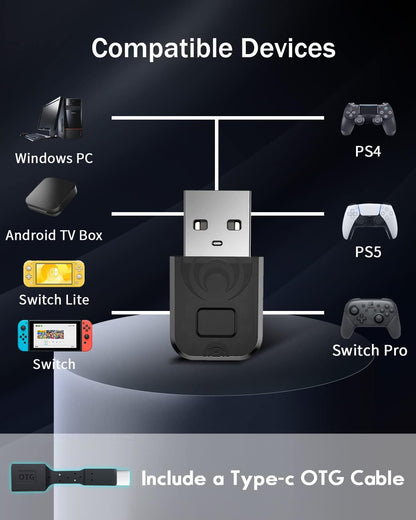 Adaptador de control inalámbrico AOLION