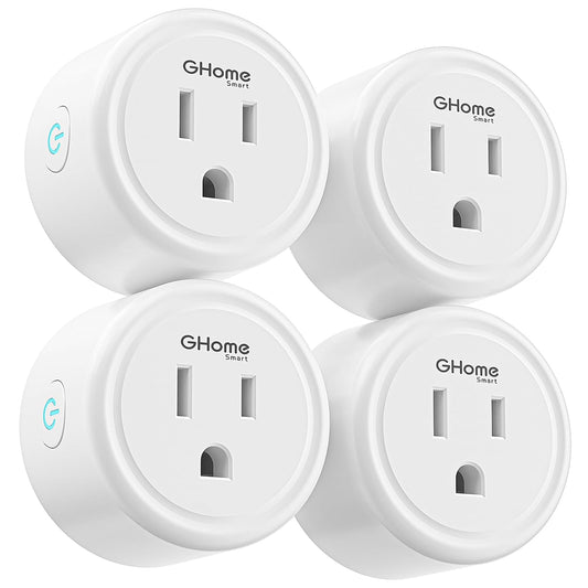 GHome Smart Plug 5GHz, 15A WiFi Smart Plug.4PACK