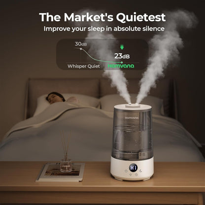 Humidificador para hogar, Homvana H101, 3.6Lt, con difusor de aceite.