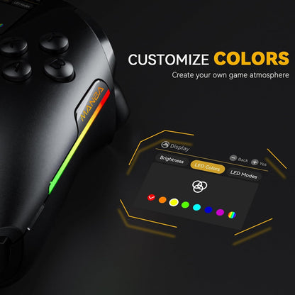 Mando inalámbrico interactivo manba one RGB USADO