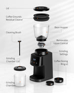 Molinillo Café SHARDOR Cónico 31 Niveles Temporizador