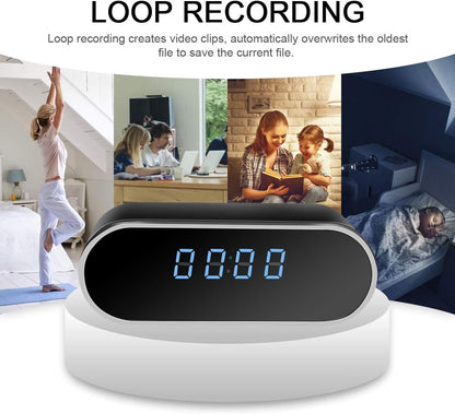 Reloj despertador WiFi HD con grabación (USADO)