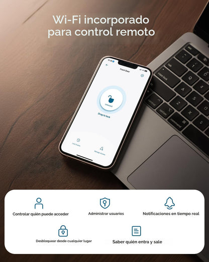 Cerradura inteligente de seguridad eufy C30, entrada sin llave, T85D0