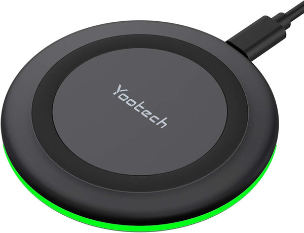 Almohadilla de Carga rápida inalámbrica, Yootech F500, 10 W.