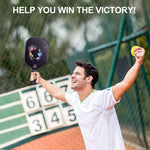 Juego de 2 palas de pickleball NIUPIPO, 4 bolas incluidas.