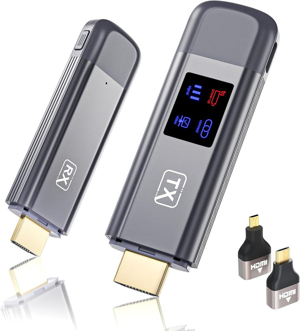 Transmisor y receptor HDMI inalámbrico decodificador 4K (USADO)