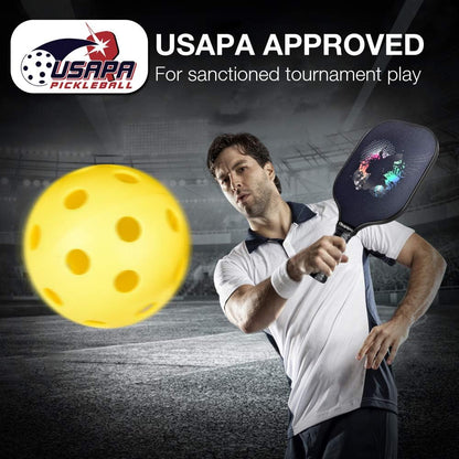 Juego de 2 palas de pickleball NIUPIPO, 4 bolas incluidas.