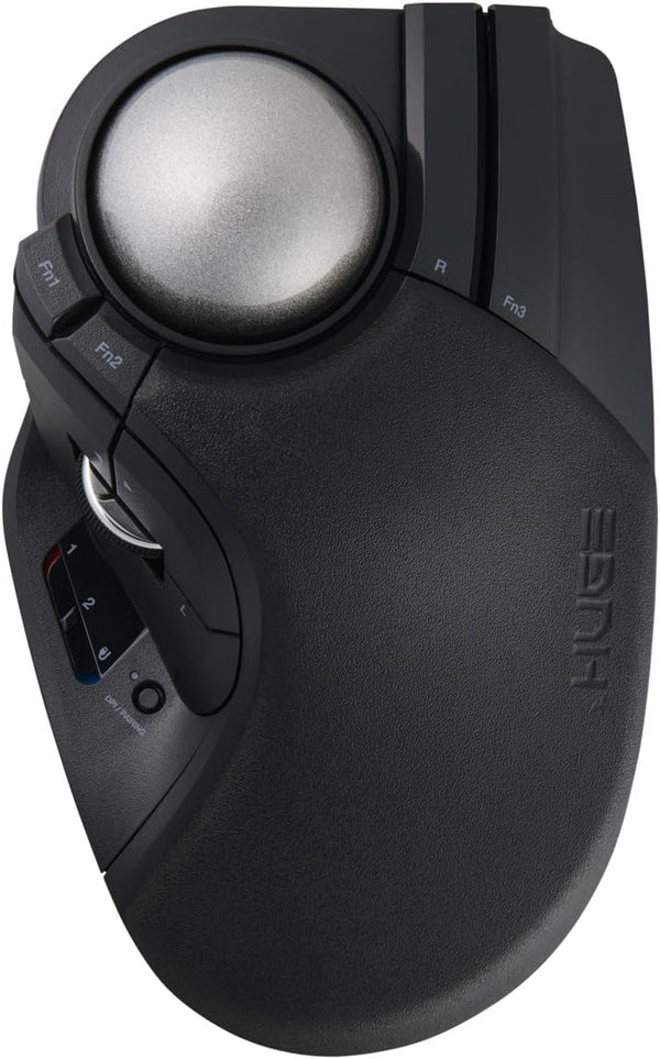 Mouse inalámbrico Trackball, ergonómico de 52 mm, Elecom (USADO)