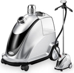 Anthter Vaporizador para ropa, 2.4L, con ruedas, plateado,(USADO).