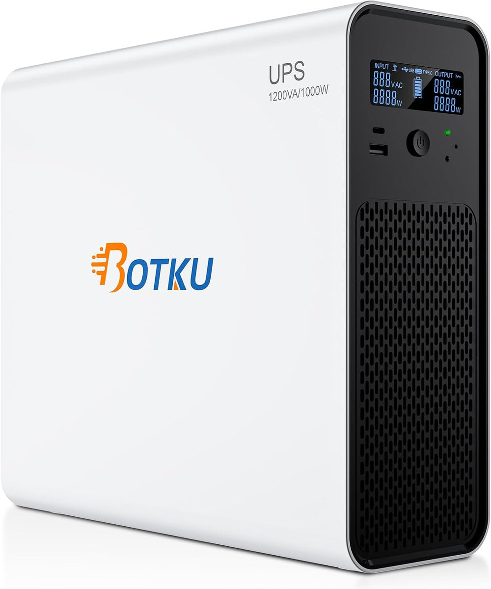 Fuente de alimentación Botku 1200VA, reserva para UPS, 1000W (USADO)