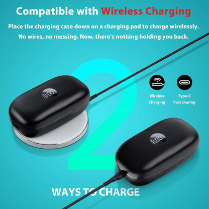 HINYCOM Auriculares inalámbricos Bluetooth.