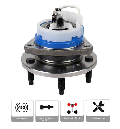 Kit de bujes y cojinetes para rueda delantera, Chevy, Buick, Cadillac.