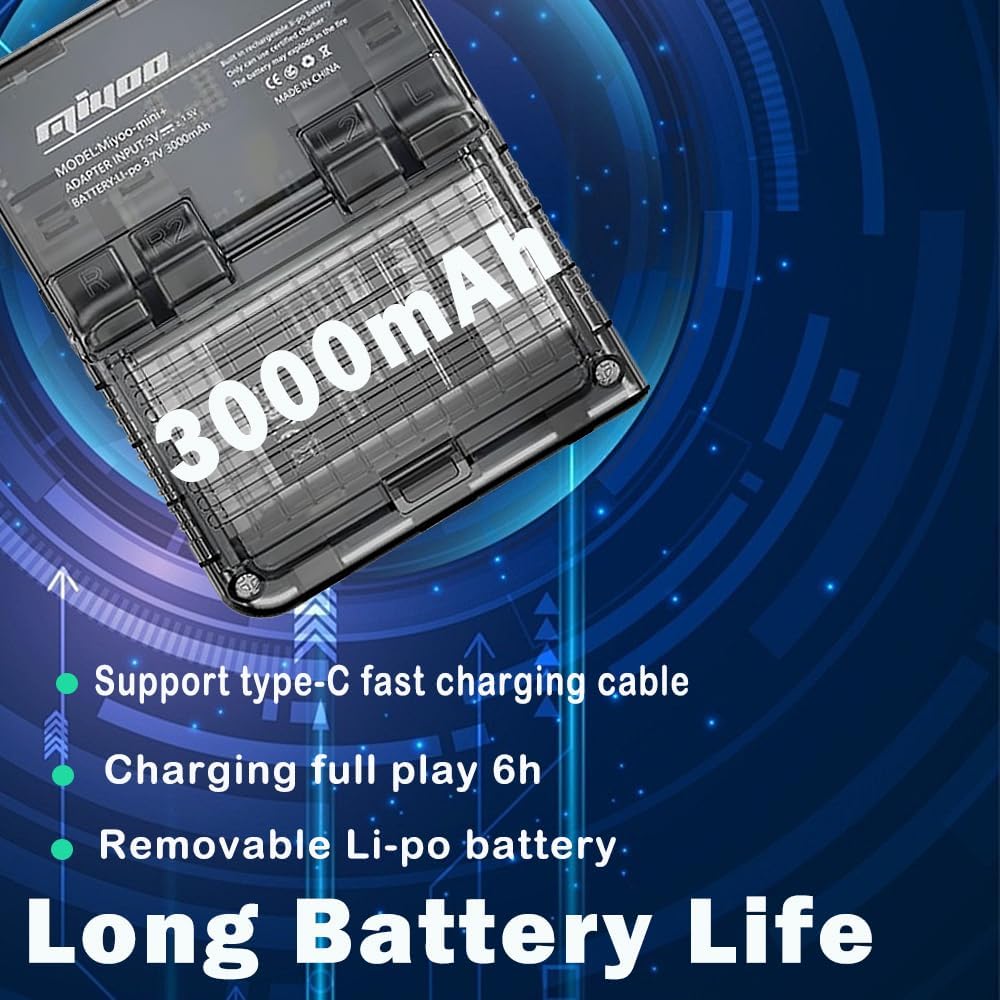 Miyoo Mini Plus Consola de juegos retro, consola de juegos portátil.