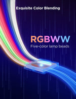 Tira de luces LED inteligentes, Govee RGB, 16.4 FT, Alexa y Google Assistant
