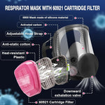 Mascarilla Respiratoria Cara Completa con Filtros 60921