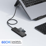 ACER USB Hub 4 Puertos portátil Puerto alimentación Tipo C