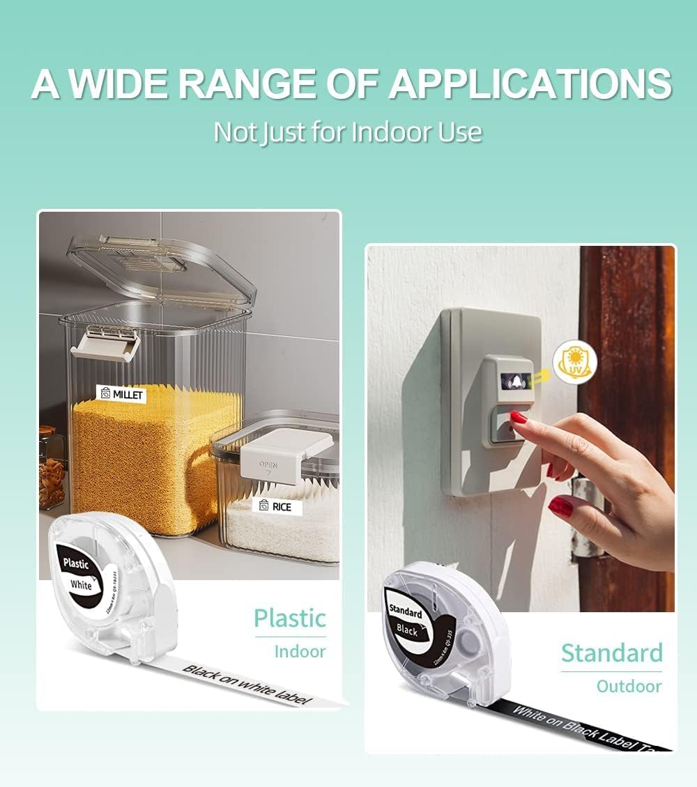 Phomemo P12 Máquina para etiquetar con cinta, pequeña impresora.