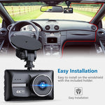 Dash Cam 4K Delantera y Trasera WiFi Visión Nocturna