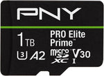 Memoria MicroSD 1TB PNY Pro Elite Prime U3 V30 A2 200MB/s SD