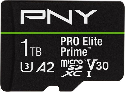 Memoria MicroSD 1TB PNY Pro Elite Prime U3 V30 A2 200MB/s SD