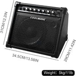 Bafle Tambor Amplificado DM30 Portátil Recargable