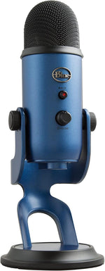 Micrófono USB Blue Yeti Azul Condensador 3 Cápsulas