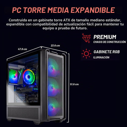 Skytech Gaming Edge, Ryzen 7 5700, NVIDIA RTX 5060 Ti 8 GB