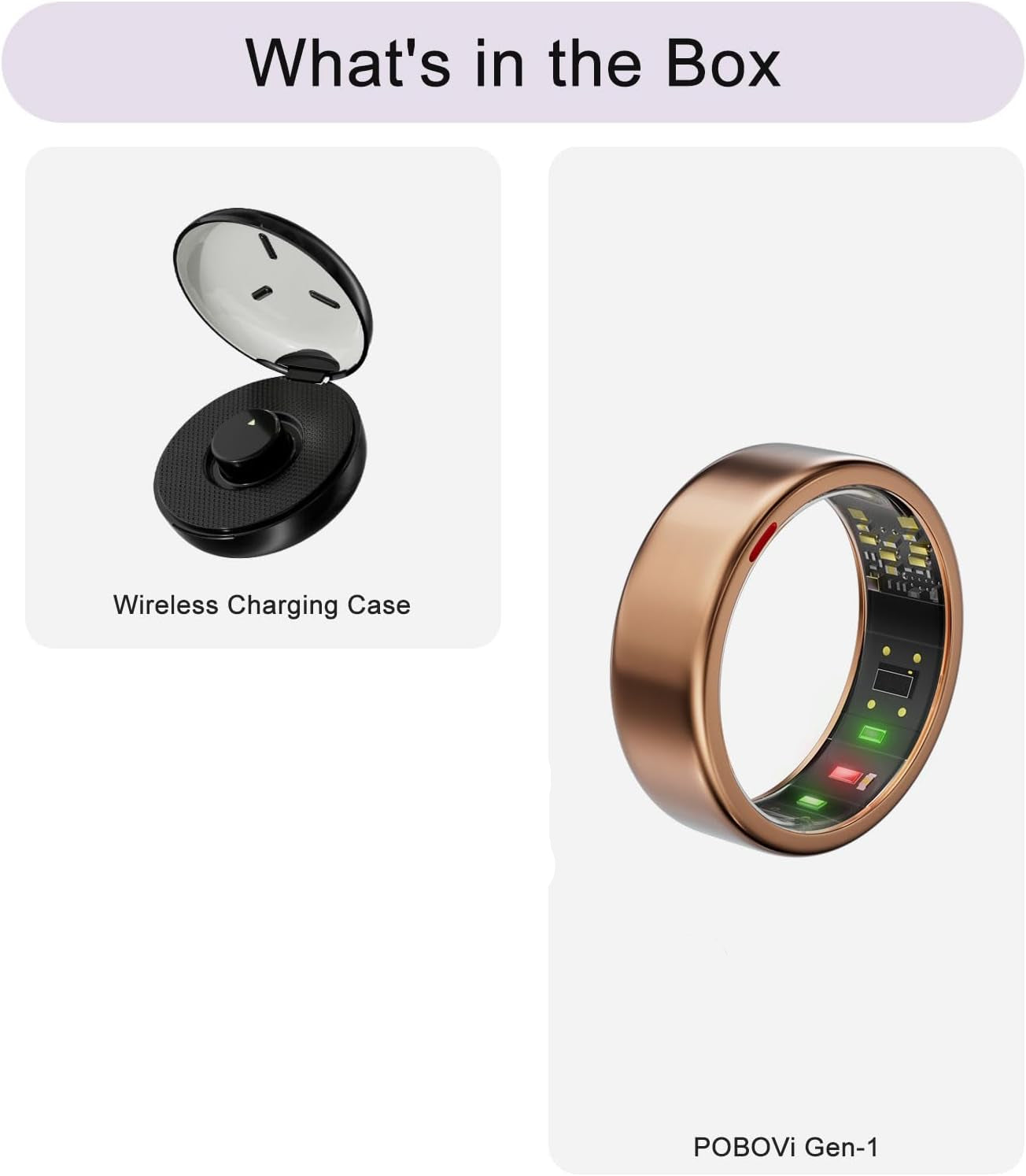 POBOVi - Anillo inteligente para mujeres y hombres.