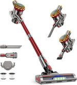 Aspiradora inalámbrica de 580 W Aipoway Fame Y, 8 en 1 ROJO