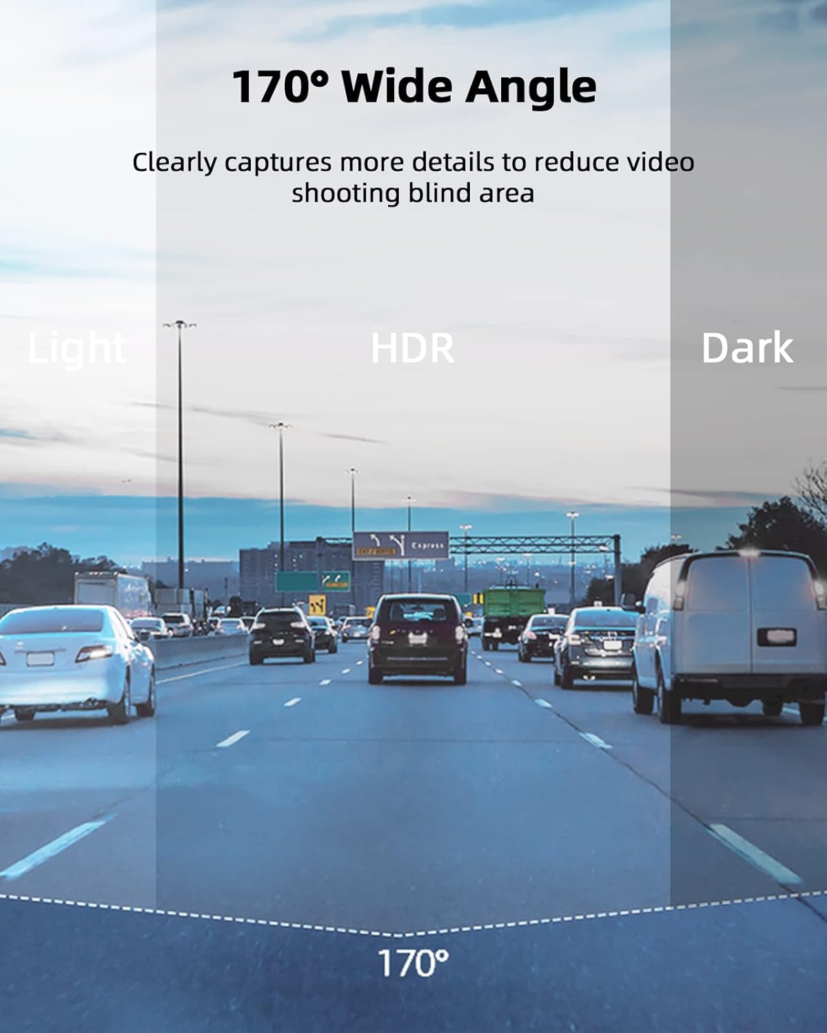 Cámara frontal para salpicadero,de tablero con tarjeta SD de 32 GB.