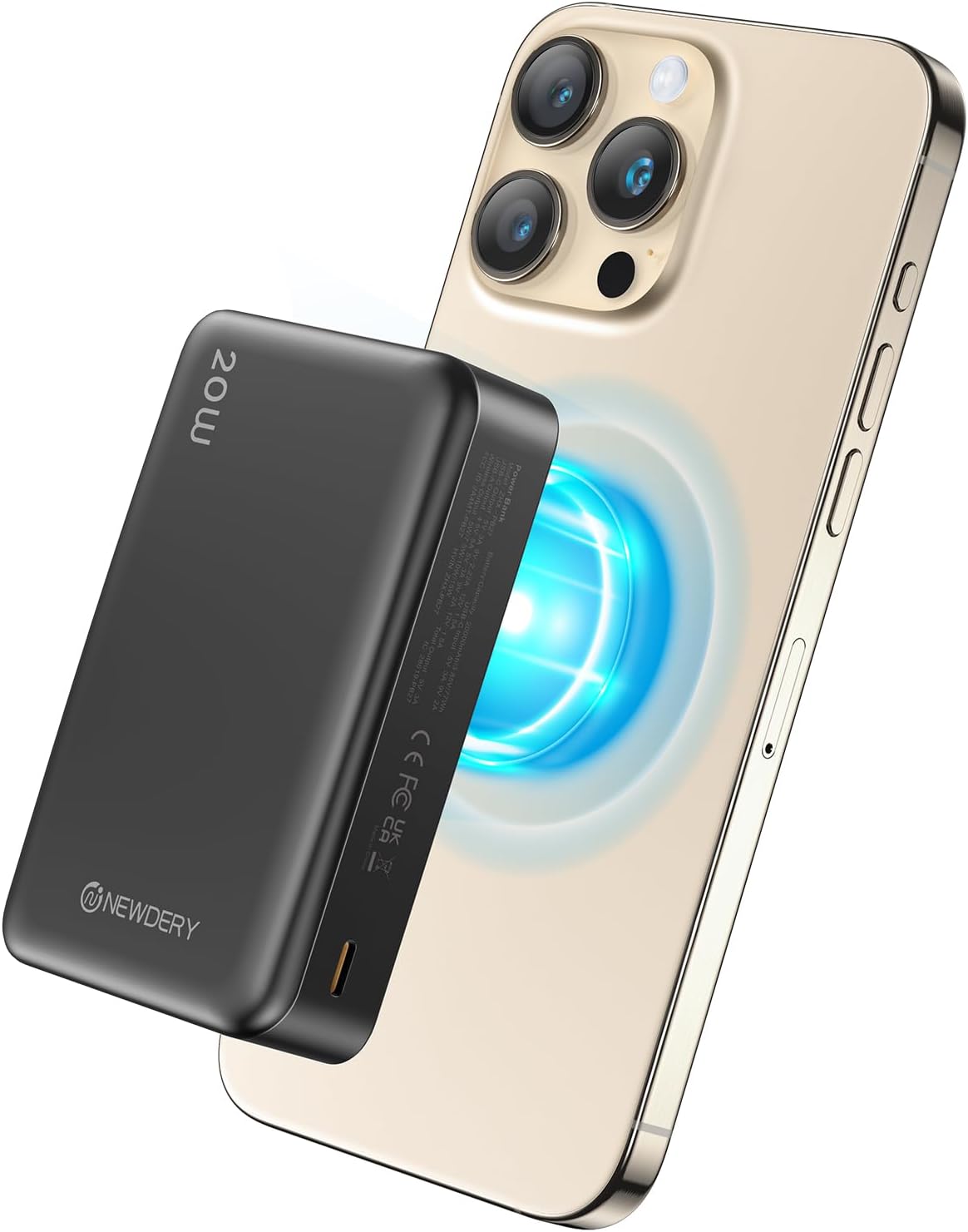 Batería externa magnética NEWDERY (USADO)