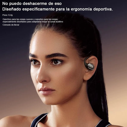 EWTTO Auriculares Abiertos Bluetooth 5.3, Auriculares Inalámbricos Deportivos.