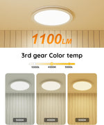 Extractor de baño Fitop con luz, 1100 lúmenes, para montaje en techo.