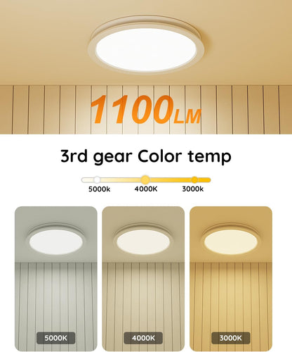Extractor de baño Fitop con luz, 1100 lúmenes, para montaje en techo.
