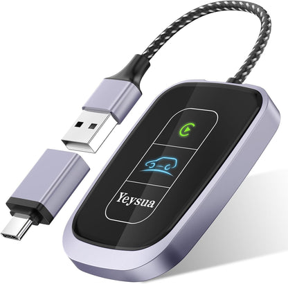 Adaptador inalámbrico CarPlay Bluetooth Yeysua (USADO)