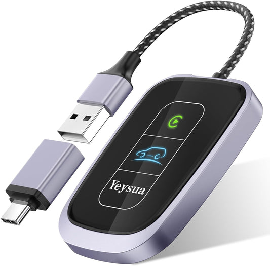 Adaptador inalámbrico CarPlay Bluetooth Yeysua (USADO)