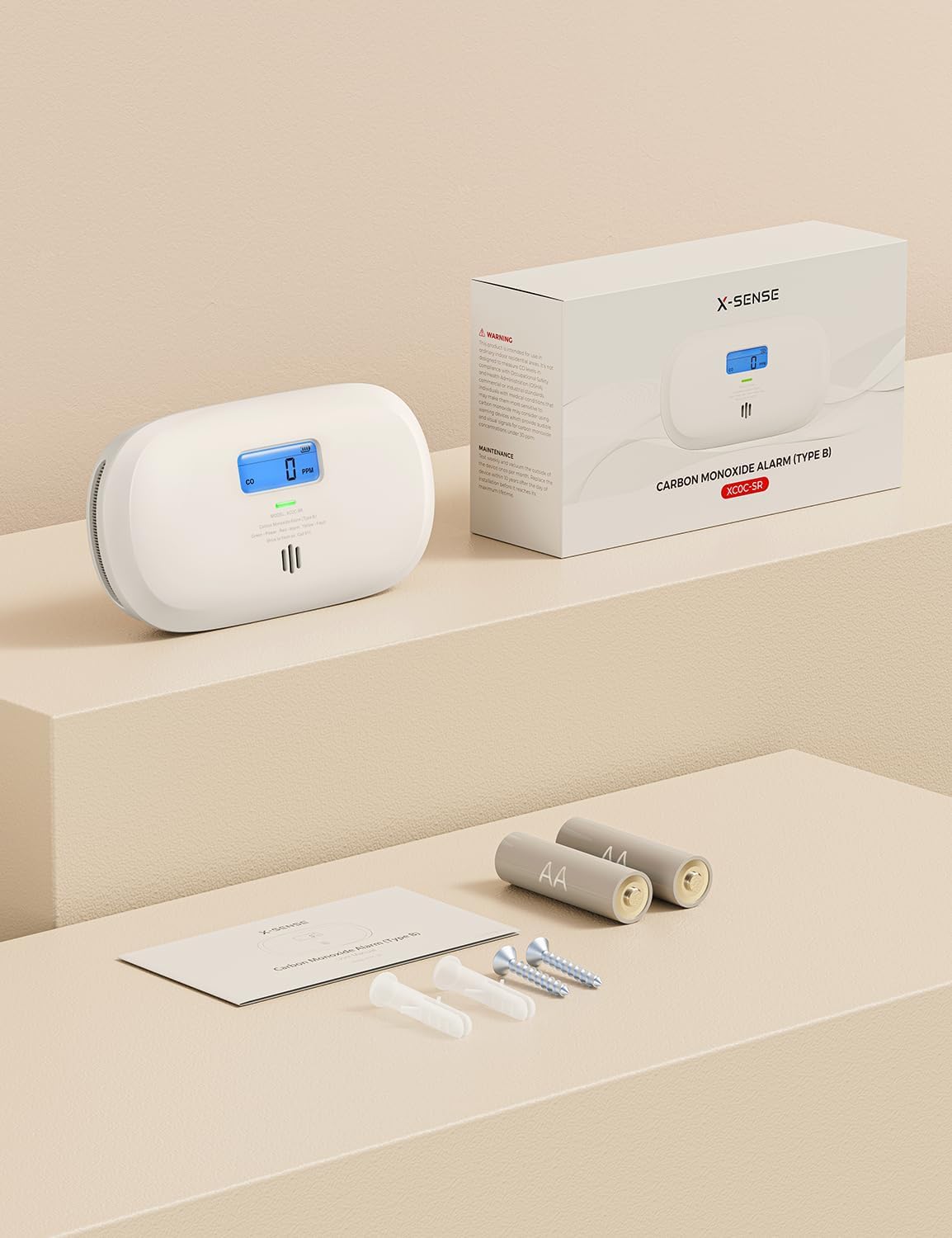 X-Sense Detector de monóxido de carbono.