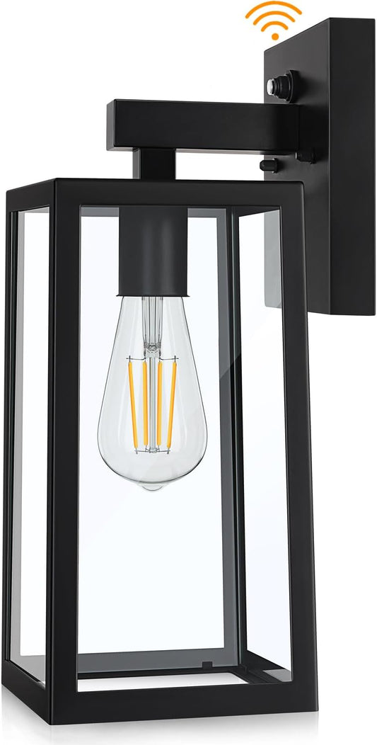 Lámparas de pared exterior, con sensor de atardecer a amanecer.