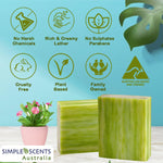 6 Jabones naturales de maderas costeras 100g