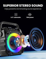 Máquina De Karaoke Con 1 Micrófono Inalámbrico K9-M