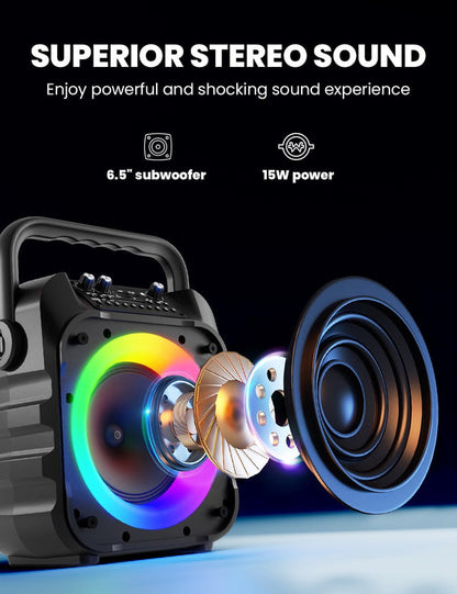 Máquina De Karaoke Con 1 Micrófono Inalámbrico K9-M