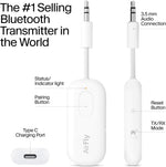 Adaptador transmisor/receptor inalámbrico Bluetooth 2 auriculares (USADO)