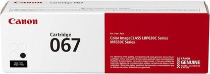 Cartucho de Toner Canon 067 Negro, MF650 y LBP630.