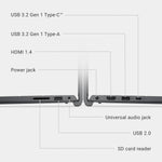 Laptop Dell DC15250, Intel Core i3-100U, 8GB RAM-512GB SSD (USADA)