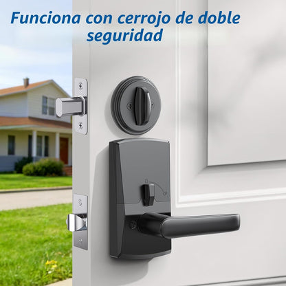 Cerradura inteligente con teclado Nyboer H01B, de huella dactilar