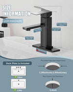 Juego de grifo de baño Casavilla con desagüe emergente, monomando